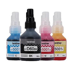 Botellas de Tinta Brother BTCMYK Pack colores
