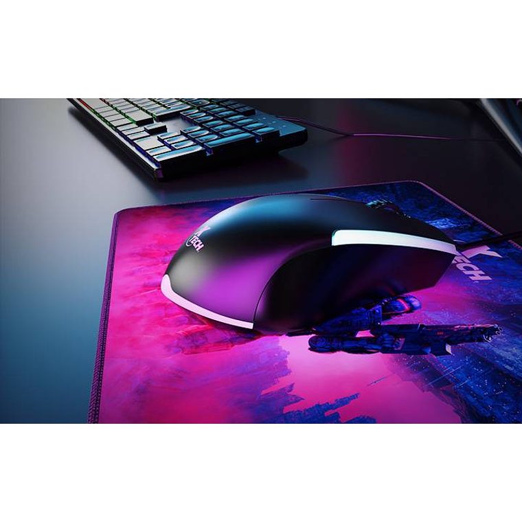 Kit de Teclado, Mouse y Mouse Pad XTech Gaming XTK-535S, USB. Color Negro 2
