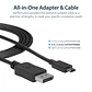 Cable USB tipo C a DisplayPort de StarTech (6') - Miniatura 4