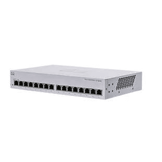 Switch Cisco Gigabit Ethernet CBS110, 16 Puertos 10/100/1000Mbps, 8000 Entradas, No Administrable