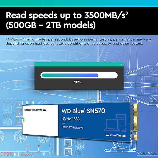 Unidad en estado sólido - 500 GB - interno - M.2 2280 - PCI Express 3.0 x4 (NVMe)