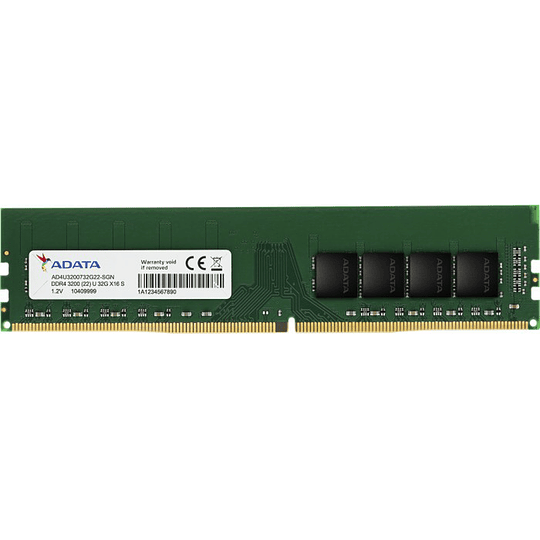 Memoria Ram 8GB DDR4 3200Mhz CL22 Dimm ADATA no ECC