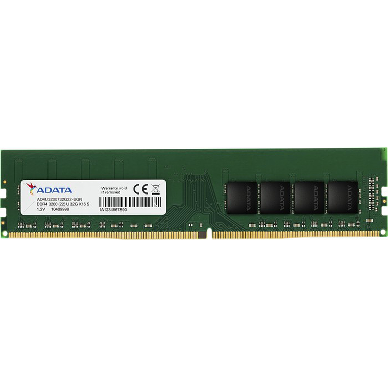 Memoria Ram 8GB DDR4 3200Mhz CL22 Dimm ADATA no ECC 1
