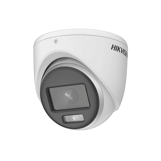 Cámara de vigilancia 2 MP Domo Hikvision Turbo HD ColorVu (CMOS, 1080p, 3D DNR) DS-2CE70DF0T-PF2.8mm