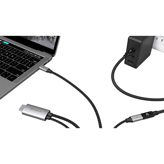 CASA H180 USB-C to 4K 60Hz HDMI Cable with PD 100W