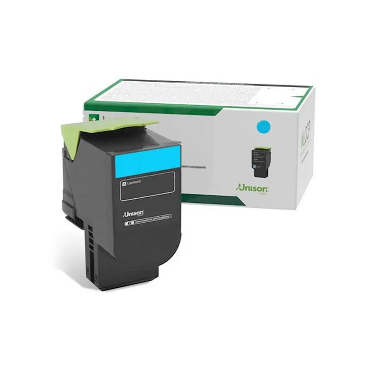 Cartucho de Toner Lexmark 78C4XC0 color Cian 1