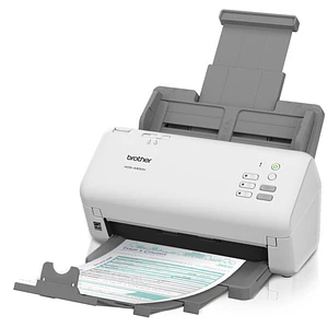 Escaner Brother ADS-4300N | Dúplex Color 600 dpi 40 ppm ADF 80 Hojas Red Ethernet