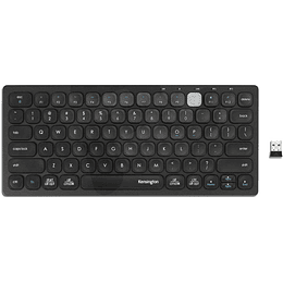 Teclado Inalambrico Compacto Bluetooth Negro