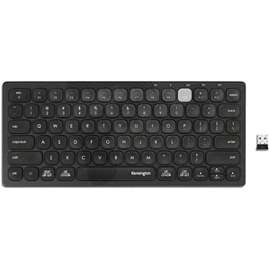 Teclado Inalambrico Compacto Bluetooth Negro