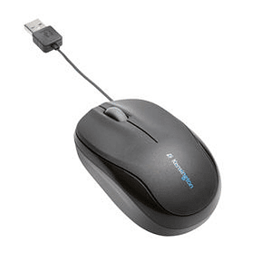 Mouse Kensington Retractil Pro Fit Negro