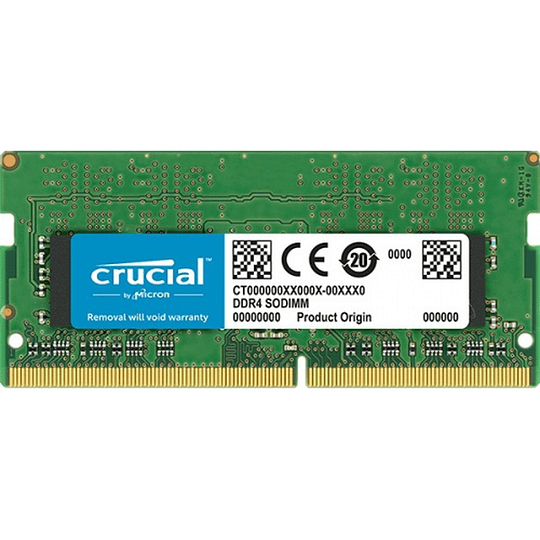 Memoria Ram 4GB DDR4 2666Mhz CL19 SoDimm Crucial no ECC