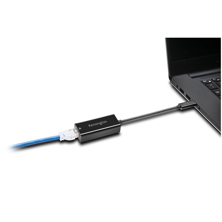 Adaptador USB-C a Ethernet | 1000 Mb/s, Kensington Negro 3