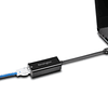 Adaptador Kensington USB-C a Ethernet, 1000 Mb/s, Negro