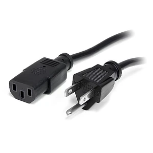Cable de 3m de Alimentación Estándar para Computadora NEMA 5-15P a C13 Macho a Hembra