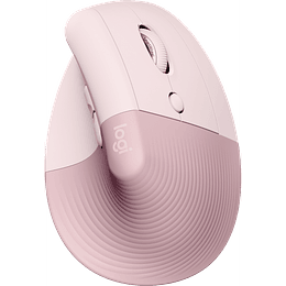 Mouse Inalámbrico Logitech Lift Vertical Ergonomic, 6 botones, hasta 4000 dpi. Color Rosa