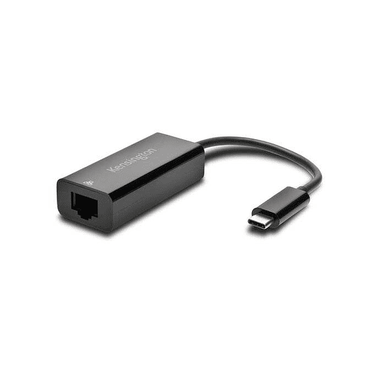 Adaptador Kensington USB-C a Ethernet, 1000 Mb/s, Negro