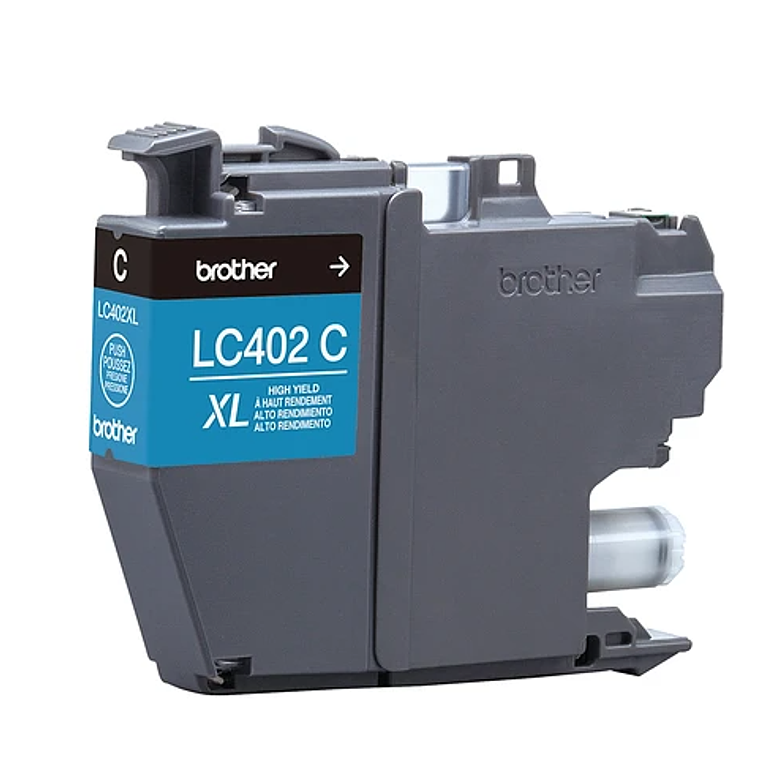Cartucho de Tinta Brother LC402XLMS color Cian 1