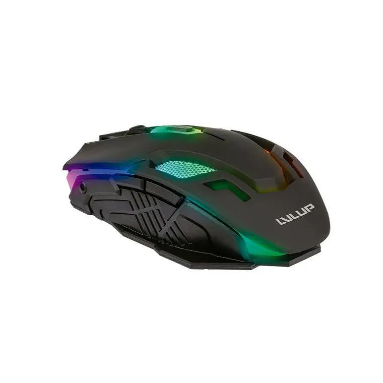 Mouse Gamer Vivitar LvlUp Vertex, 5 Botones, 3200DPI, Iluminación LED, Negro 2