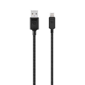 Cable Lightning a USB Empolvado Rugged, Largo 1.2m