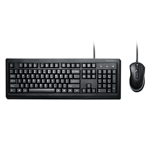 Kit Teclado Mouse Kensington Alámbrico For Life, Desktop Set