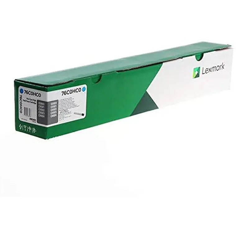 Cartucho de Toner Lexmark 76C0HC0 color Cian 1