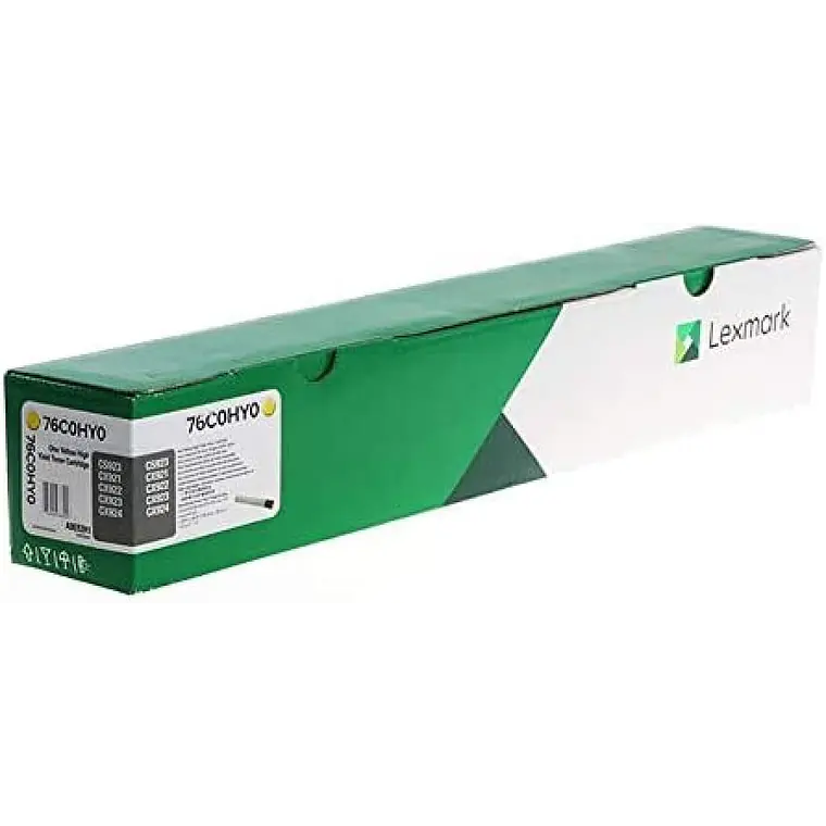 Cartucho de toner Lexmark 76C0HY0 color amarillo 1