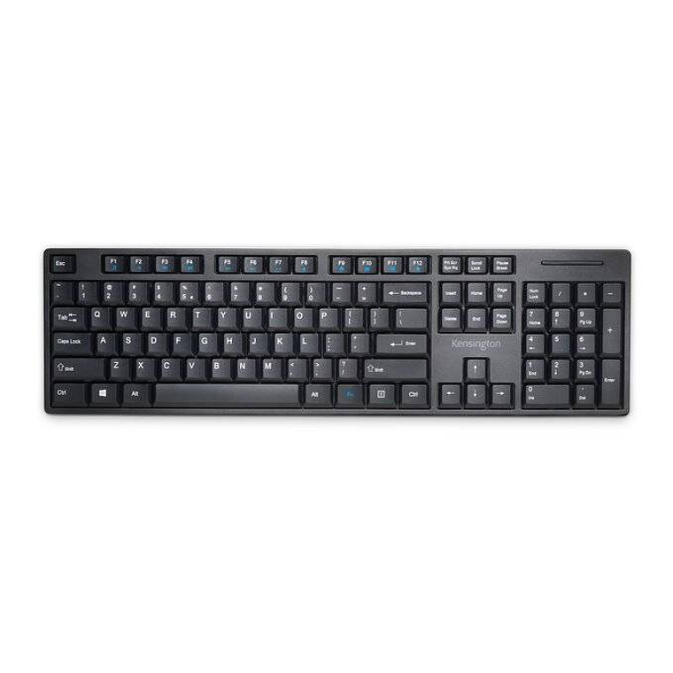 Teclado Kensington Inalámbrico Pro Fit, Anti-derrames, Negro 1