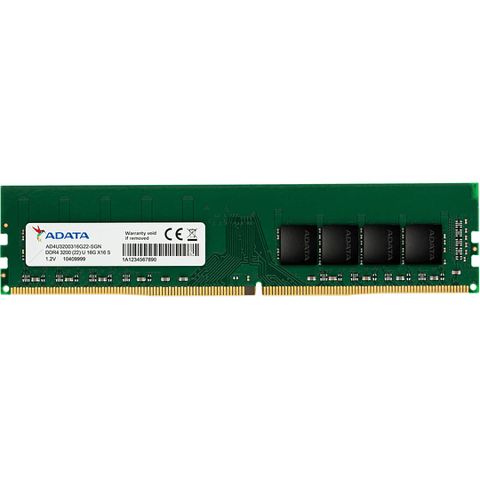 Memoria Ram 16GB DDR4 3200Mhz CL22 Dimm ADATA Premier PC4-25600