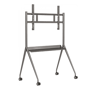 Hikvision DS-D5ABKY2-S - Carrito - para pantalla plana - acero - gris plata - tamaño de pantalla: 55