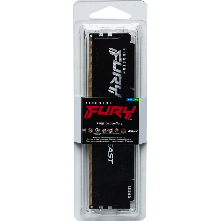 Memoria Ram 8GB DDR5 5600Mhz CL40 Dimm Kingston FURY Beast  5