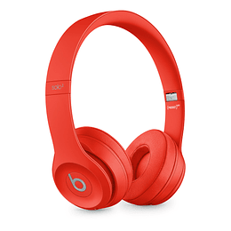 Audífonos inalámbricos Beats Solo 3 Wireless, Bluetooth, Color Rojo