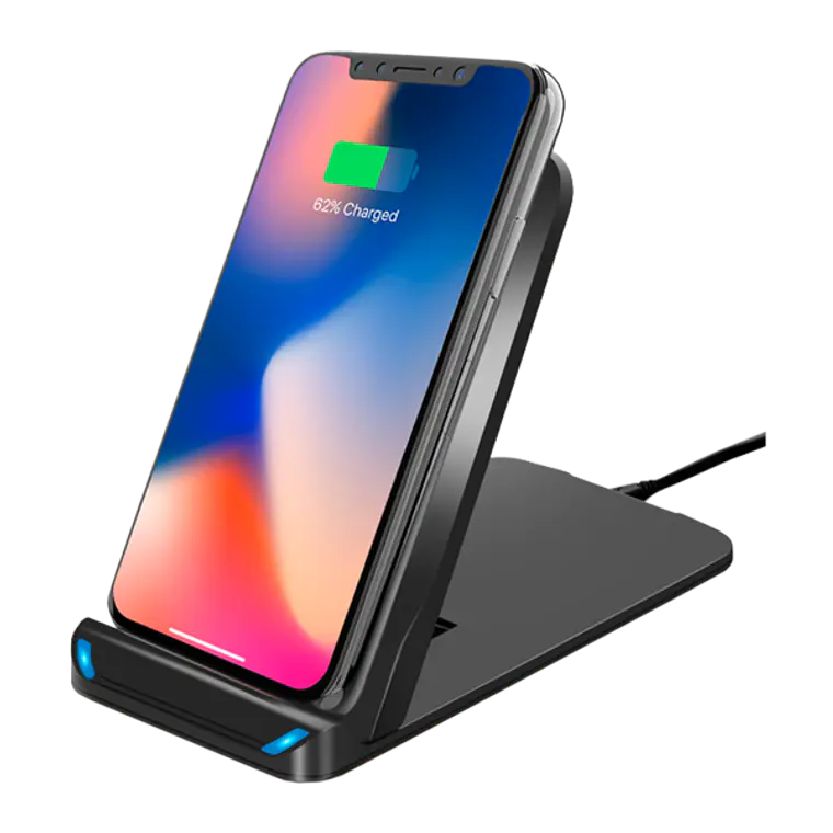 Base de carga inalambrica Plegable 10W Dusted negro 2