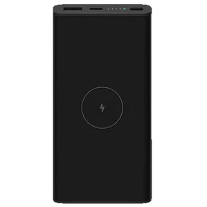 Xiaomi Mi - Cargador inalámbrico - Li-pol - 10000 mAh - 36 Wh - 3 A - 2 conectores de salida (USB, USB-C) - en el cable: USB-C - negro