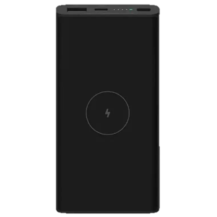 Xiaomi Mi - Cargador inalámbrico - Li-pol - 10000 mAh - 36 Wh - 3 A - 2 conectores de salida (USB, USB-C) - en el cable: USB-C - negro 1