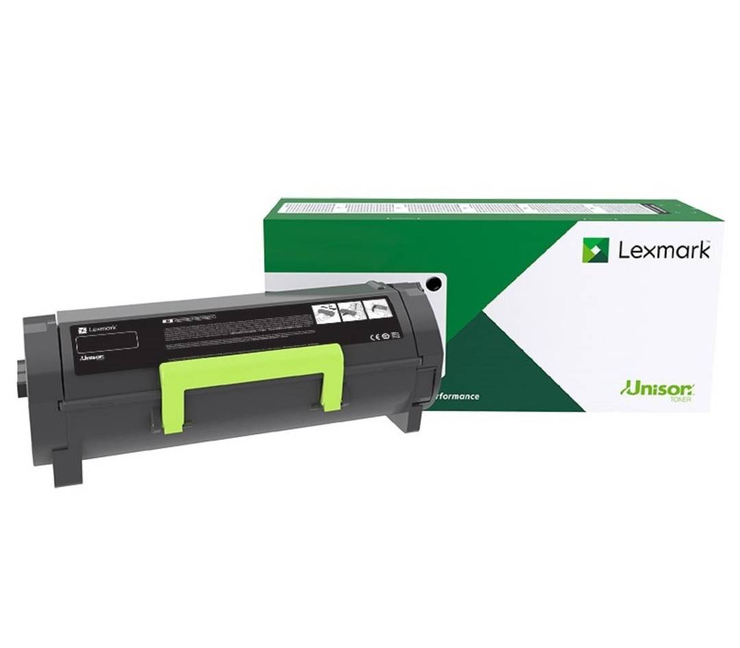 Cartucho de Tóner Lexmark 58D4U00 pág. 55.000 Negro