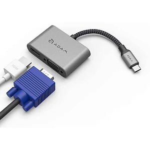 Adaptador USB-C a HDMI y VGA | Adam Elements CASA Hub VH1