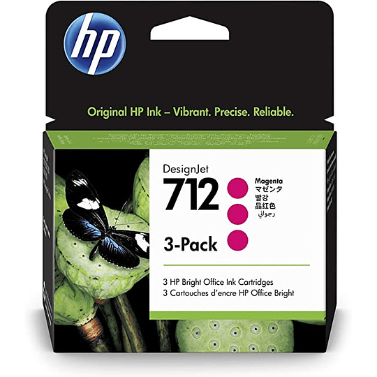 Cartucho de Tinta HP 712 - Magenta