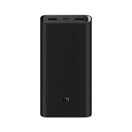 Cargador Xiaomi Mi Power Bank 20000mAh 50W negro batería interna
