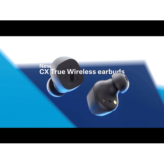 Audífonos Sennheiser TWS CX True, In-Ear, Bluetooth, Autonomía 9 Horas, Negro