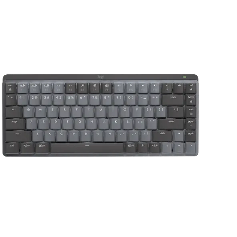 Teclado Mecánico Inalámbrico Logitech MX, Bluetooth, USB. Color Gris 1