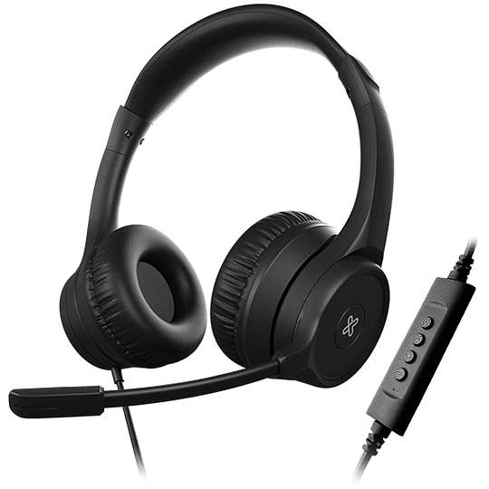 Klip Xtreme - KCH-510 - Headset - Para Conference / Para Home audio - Wired - Stereo -console cmd.