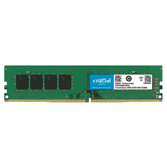 Memoria Ram 8GB DDR4 2666Mhz CL19 Dimm Crucial CB8GU2666 1.2V