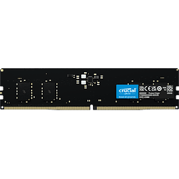Memoria Ram 8GB DDR5 4800Mhz CL40 UDimm sin Buffer Crucial