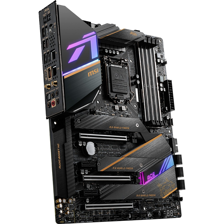 Placa Madre MSI MEG Z490 ACE | LGA1200, DDR4 2133/4800MHz, M.2 x3, RAID, WiFi, RGB, ATX 2