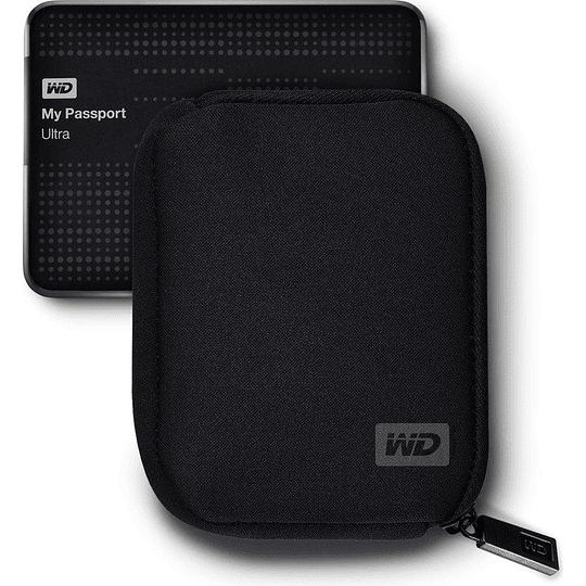 Funda de neopreno Western Digital WD My Passport negra