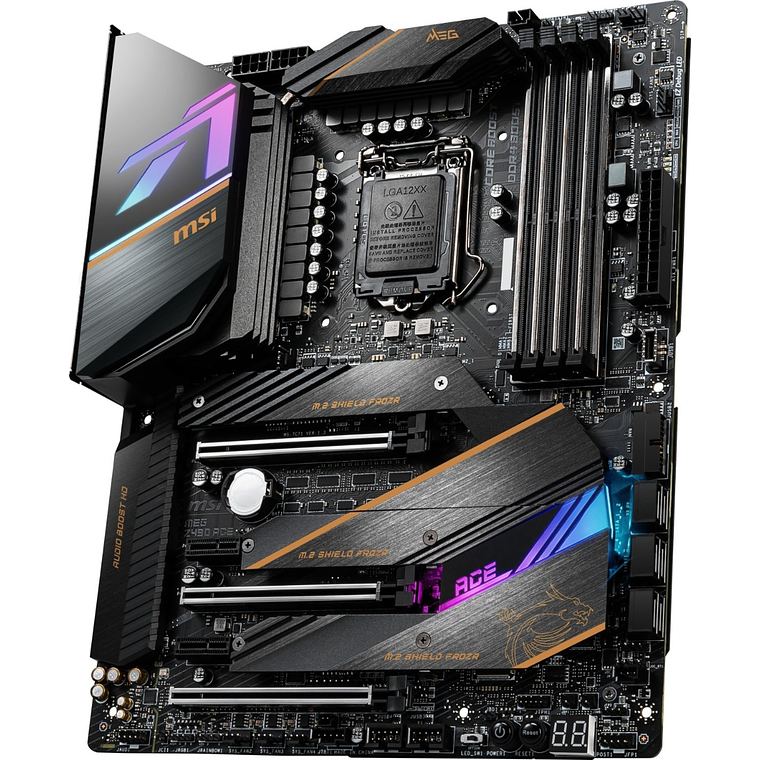Placa Madre MSI MEG Z490 ACE | LGA1200, DDR4 2133/4800MHz, M.2 x3, RAID, WiFi, RGB, ATX 4
