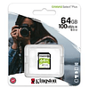 Memoria Flash Kingston Canvas Select Plus, 64GB SDHC UHS-I Clase 10