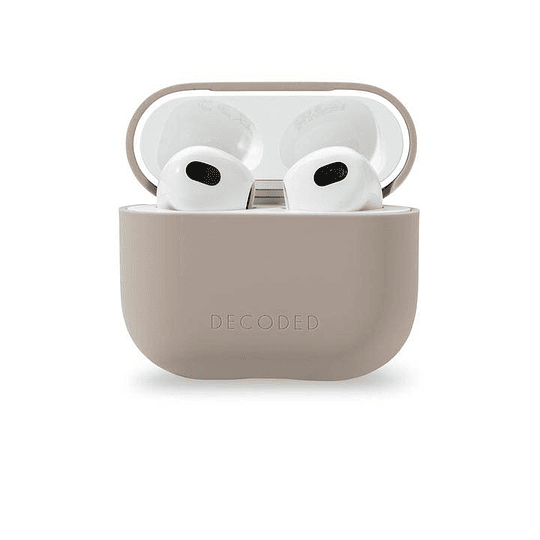 Funda de Silicona Decoded para AirPods Pro 3º Generación, Gris