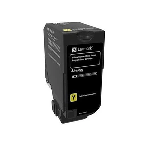 Cartucho de toner Lexmark 74C4SY0 color amarillo