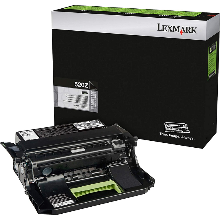 Unidad de imágenes Lexmark 520Z en negro 1